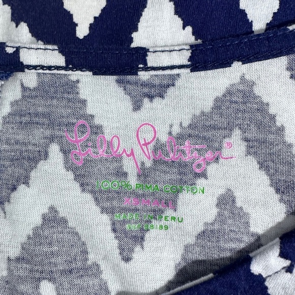 ⭐️Lilly Pulitzer Navy Get Your Chev On Eliza Mini Dress [6015] - Picture 6 of 8